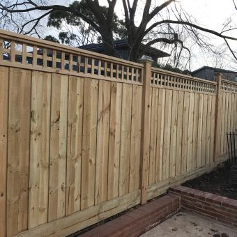 Custom Paling timber Fence