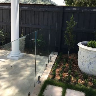 Glass pool fencing in Brighton East
