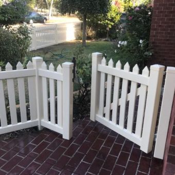 PVC fence and gate Berwick