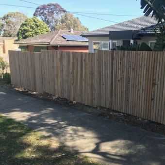 Radial Timber Fence South Melbourne